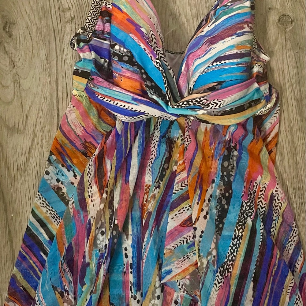 Colorful Striped Maxi Dress